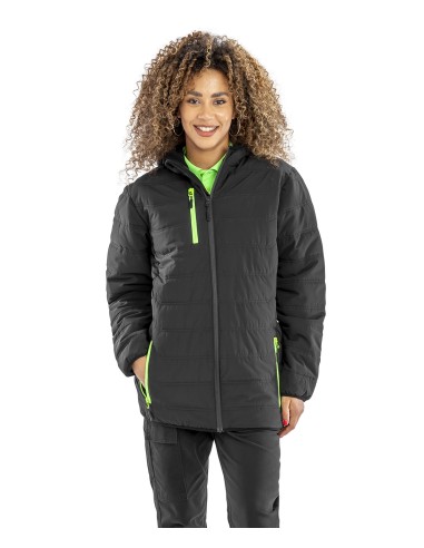 RES-R240X-Recycled Black Compass Padded Winter Jacket